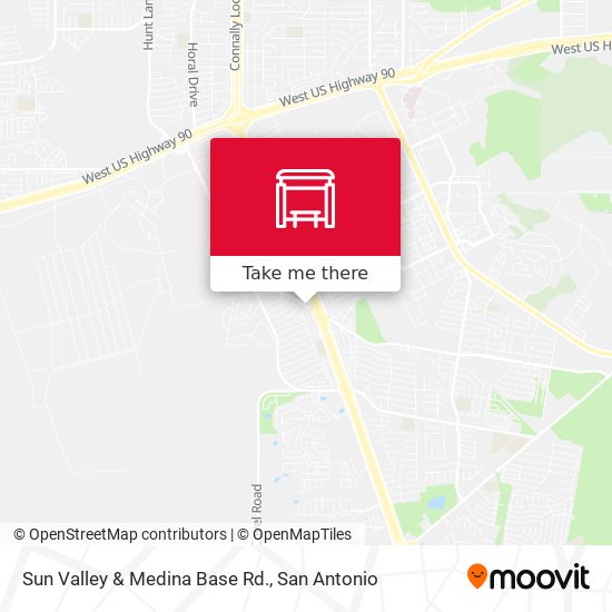 Mapa de Sun Valley & Medina Base Rd.