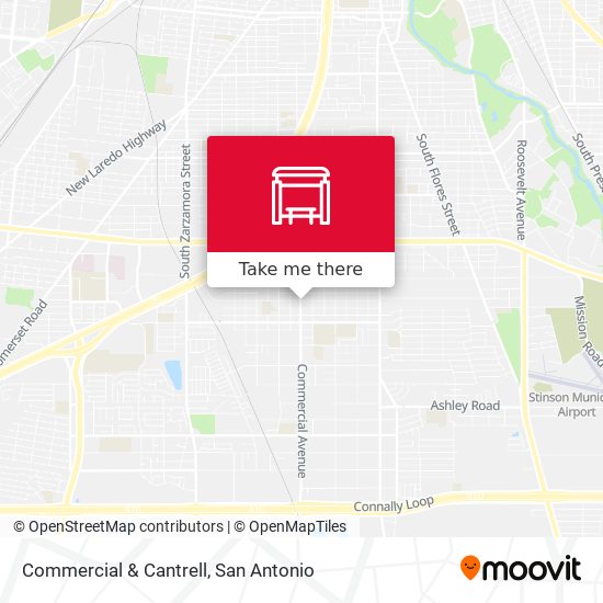 Commercial & Cantrell map