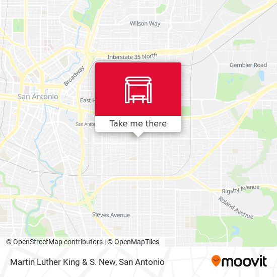 Martin Luther King & S. New map