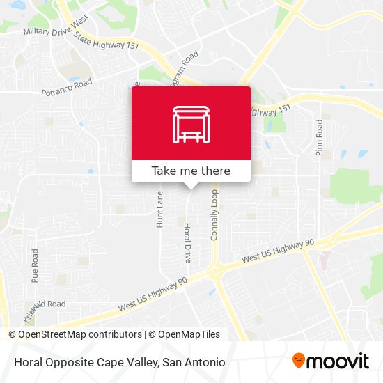 Horal Opposite Cape Valley map