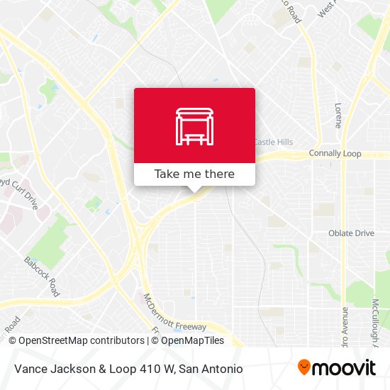 Mapa de Vance Jackson & Loop 410 W