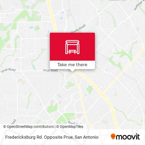 Fredericksburg Rd. Opposite Prue map