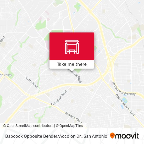 Babcock Opposite Bender / Accolon Dr. map