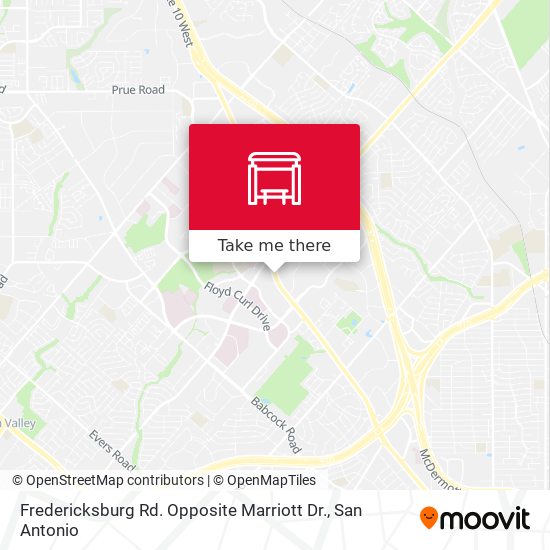 Fredericksburg Rd. Opposite Marriott Dr. map
