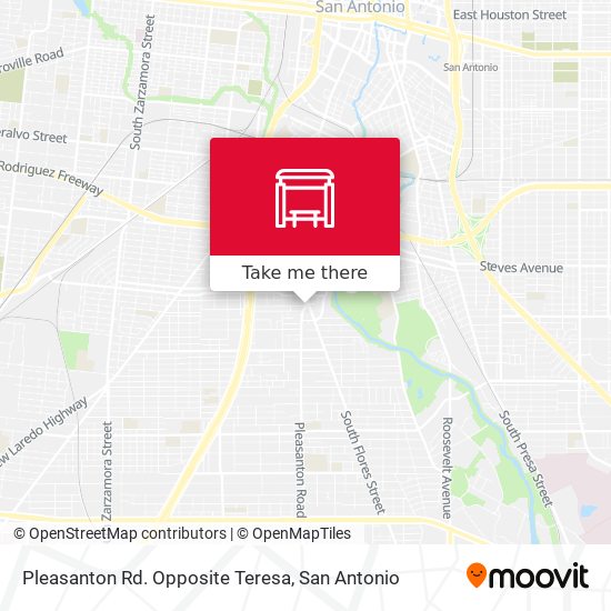 Mapa de Pleasanton Rd. Opposite Teresa