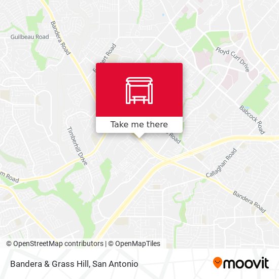 Mapa de Bandera & Grass Hill