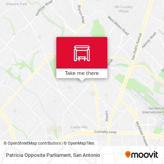 Mapa de Patricia Opposite Parliament