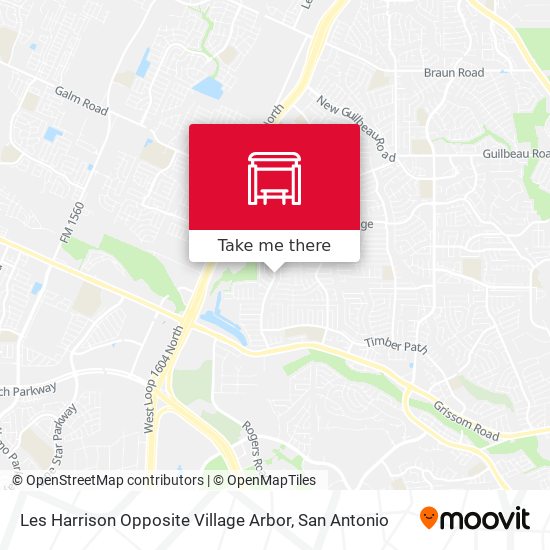 Mapa de Les Harrison Opposite Village Arbor