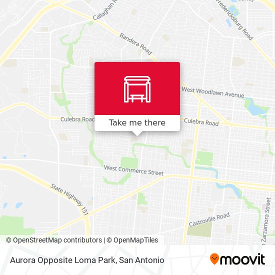 Mapa de Aurora Opposite Loma Park