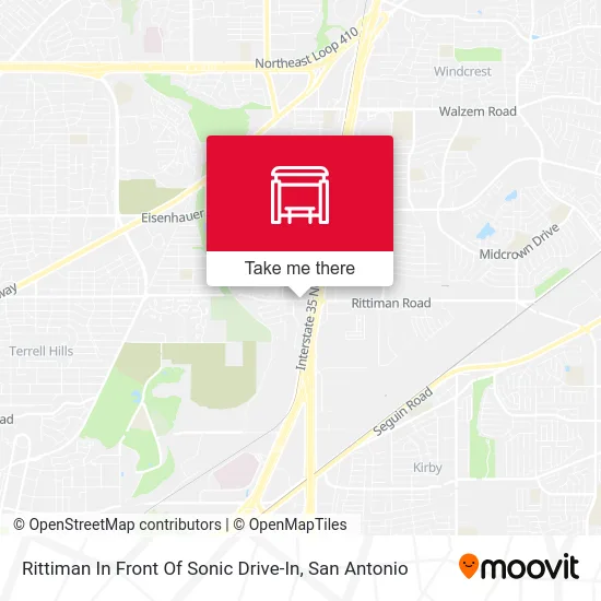 Rittiman In Front Of Sonic Drive-In map