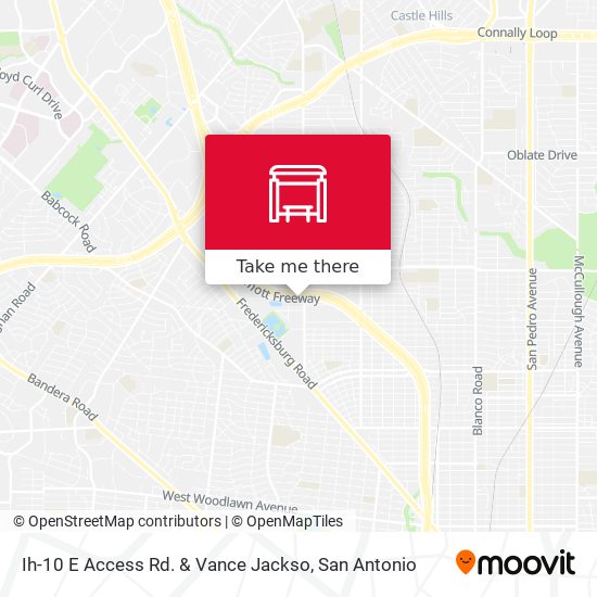 Ih-10 E Access Rd. & Vance Jackso map