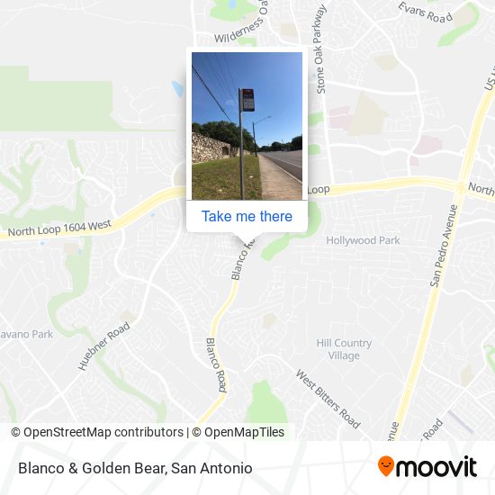 Blanco & Golden Bear map