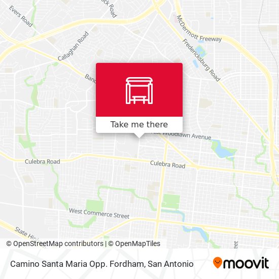 Mapa de Camino Santa Maria Opp. Fordham