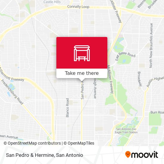 San Pedro & Hermine map