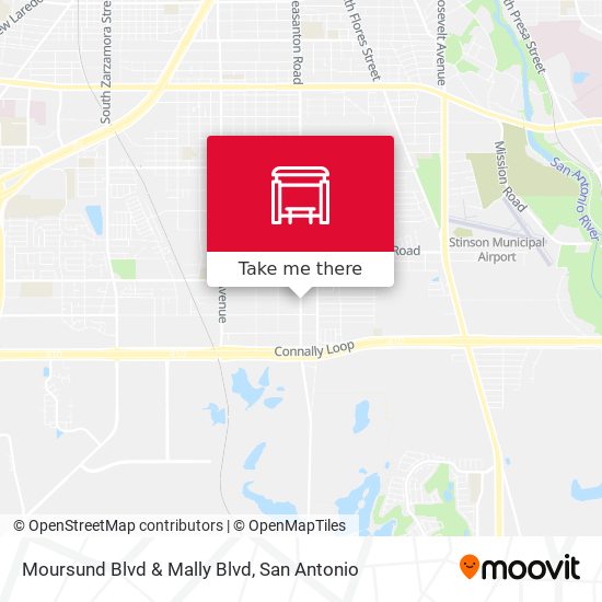 Moursund Blvd & Mally Blvd map