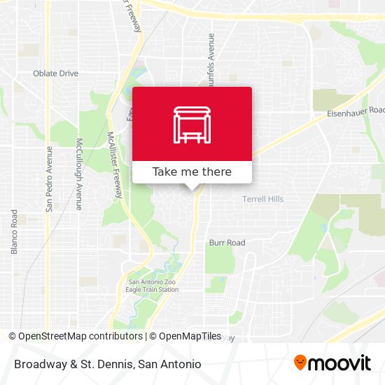 Mapa de Broadway & St. Dennis