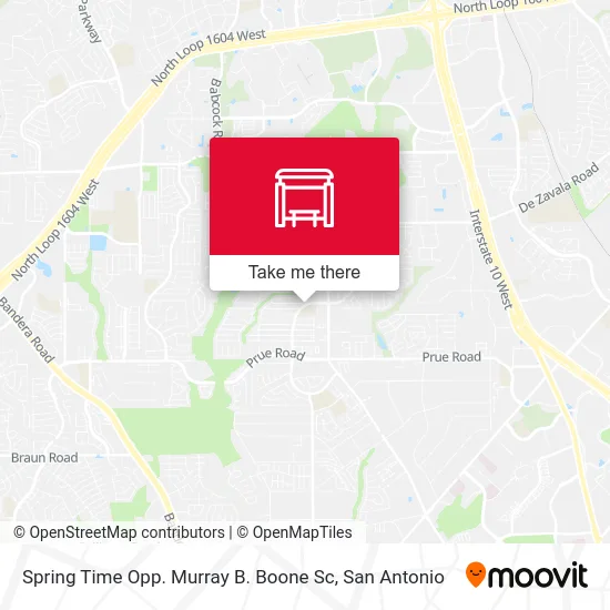 Spring Time Opp. Murray B. Boone Sc map