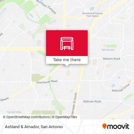 Mapa de Ashland & Amador
