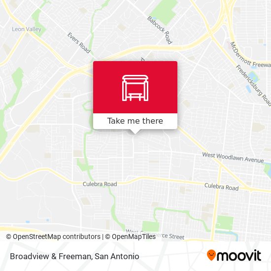 Broadview & Freeman map