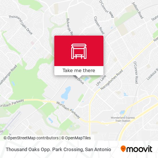 Thousand Oaks Opp. Park Crossing map