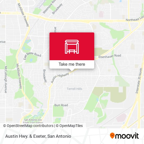 Mapa de Austin Hwy. & Exeter
