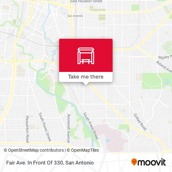 Fair Ave. In Front Of 330 map