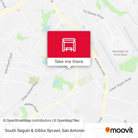 South Seguin & Gibbs Sprawl map