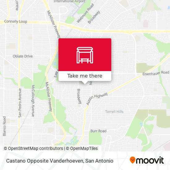 Mapa de Castano Opposite Vanderhoeven