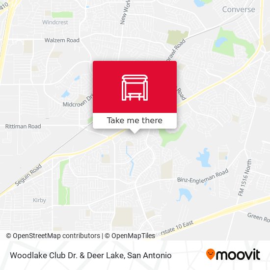 Woodlake Club Dr. & Deer Lake map