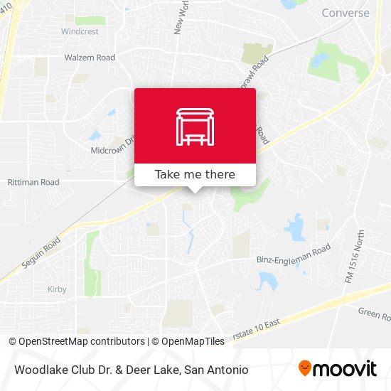 Woodlake Club Dr. & Deer Lake map