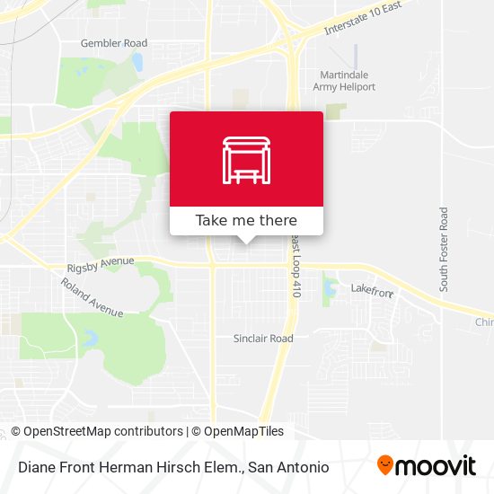 Mapa de Diane Front Herman Hirsch Elem.