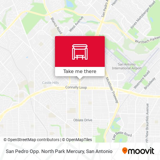 Mapa de San Pedro Opp. North Park Mercury