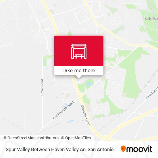 Mapa de Spur Valley Between Haven Valley An