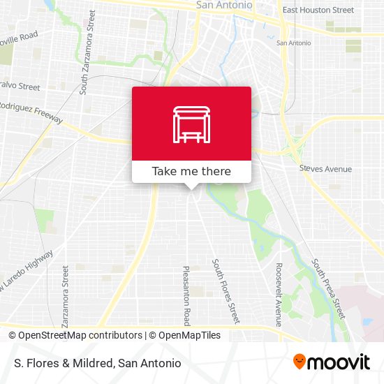 S. Flores & Mildred map