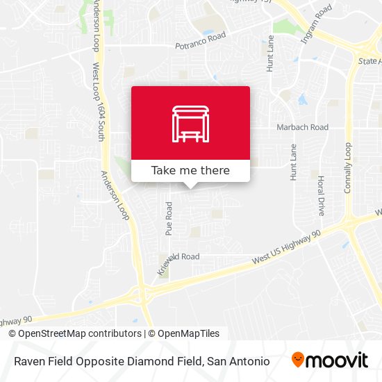 Raven Field Opposite Diamond Field map