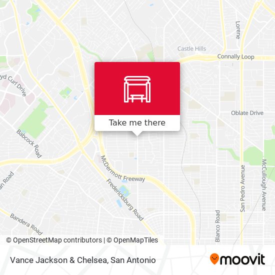 Vance Jackson & Chelsea map