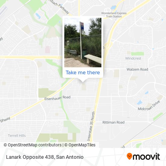 Mapa de Lanark Opposite 438