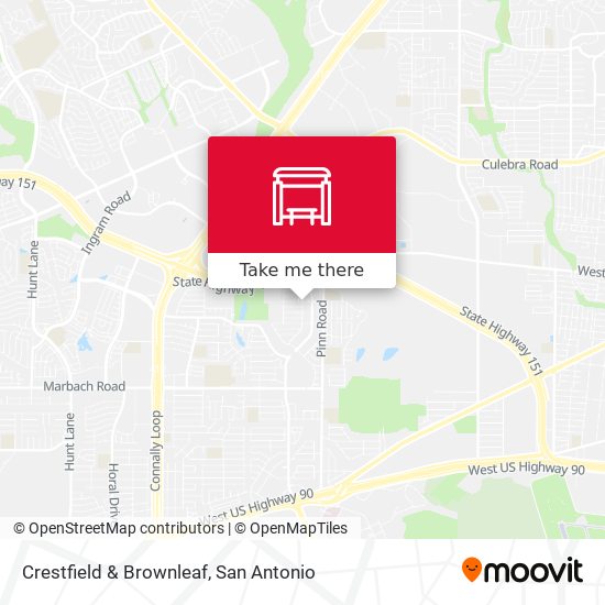 Crestfield & Brownleaf map