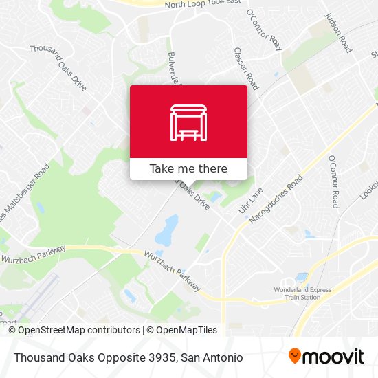 Mapa de Thousand Oaks Opposite 3935