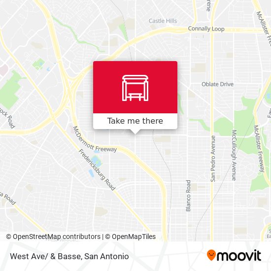 Mapa de West Ave/ & Basse