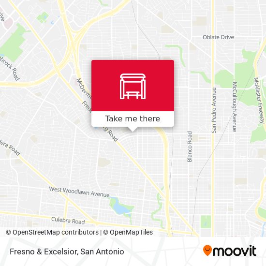 Fresno & Excelsior map