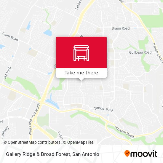 Gallery Ridge & Broad Forest map