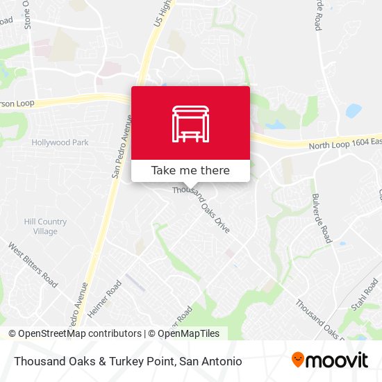 Thousand Oaks & Turkey Point map