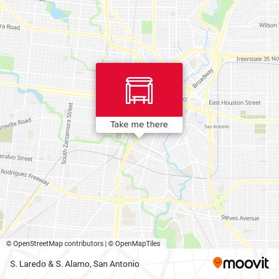 S. Laredo & S. Alamo map
