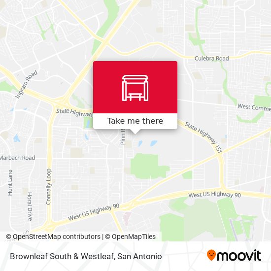 Brownleaf South & Westleaf map