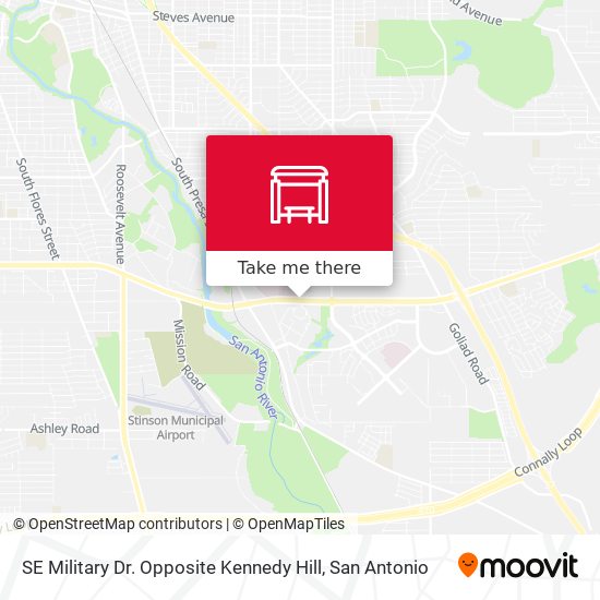 Mapa de SE Military Dr. Opposite Kennedy Hill