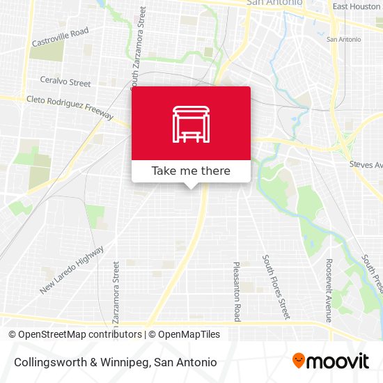 Collingsworth & Winnipeg map