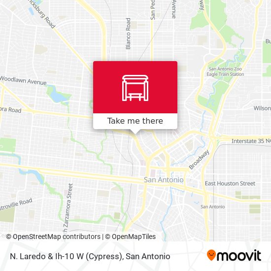 Mapa de N. Laredo & Ih-10 W (Cypress)