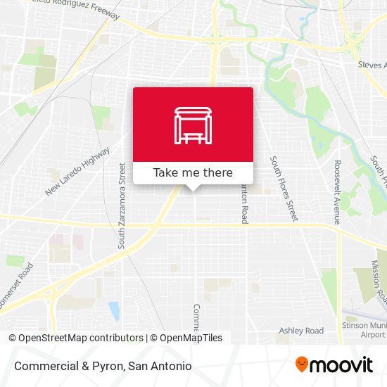 Commercial & Pyron map