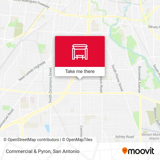 Commercial & Pyron map